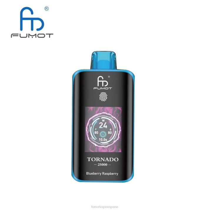 Fumot Disposable Vape - Fumot Tornado 25000 vaporizadores desechables frambuesa arándano ZLLX3