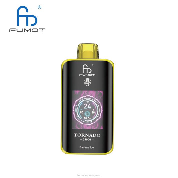 Fumot España - Fumot Tornado 25000 vaporizadores desechables hielo de plátano ZLLX1