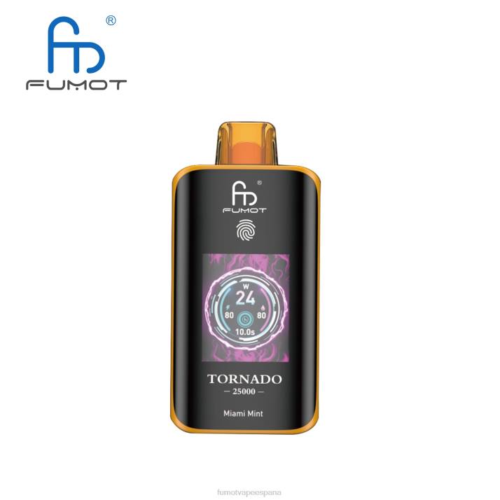 Fumot Factory - Fumot Tornado 25000 vaporizadores desechables menta de miami ZLLX8