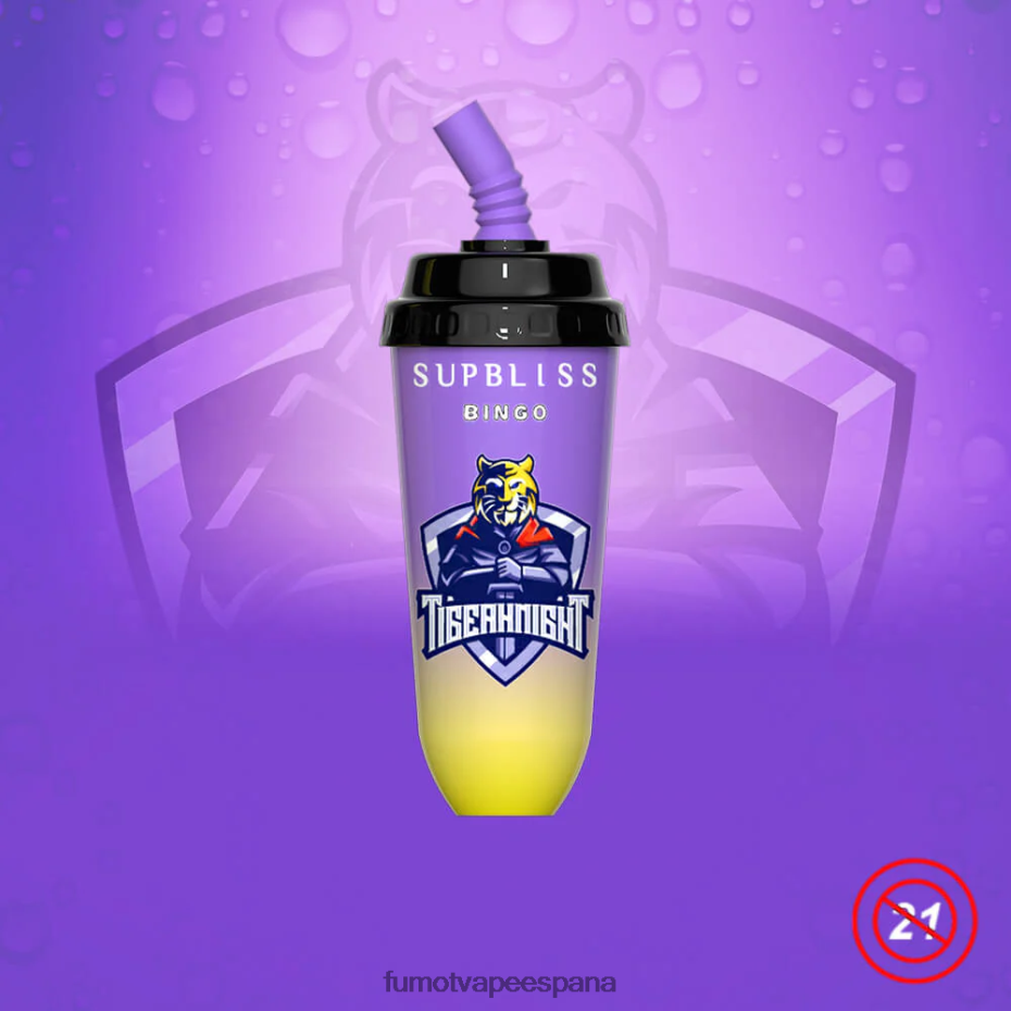Fumot Supbliss Bingo Dispositivo de vapeo desechable 8000 de 16 ml (1 pieza) uva sakura Fumot precio 2TBVR0406