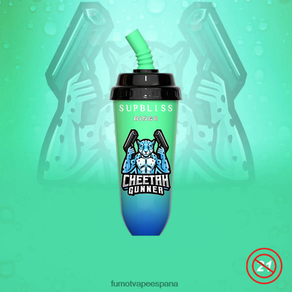 Fumot Supbliss Bingo Dispositivo de vapeo desechable 8000 de 16 ml (1 pieza) uva sakura Fumot precio 2TBVR0406