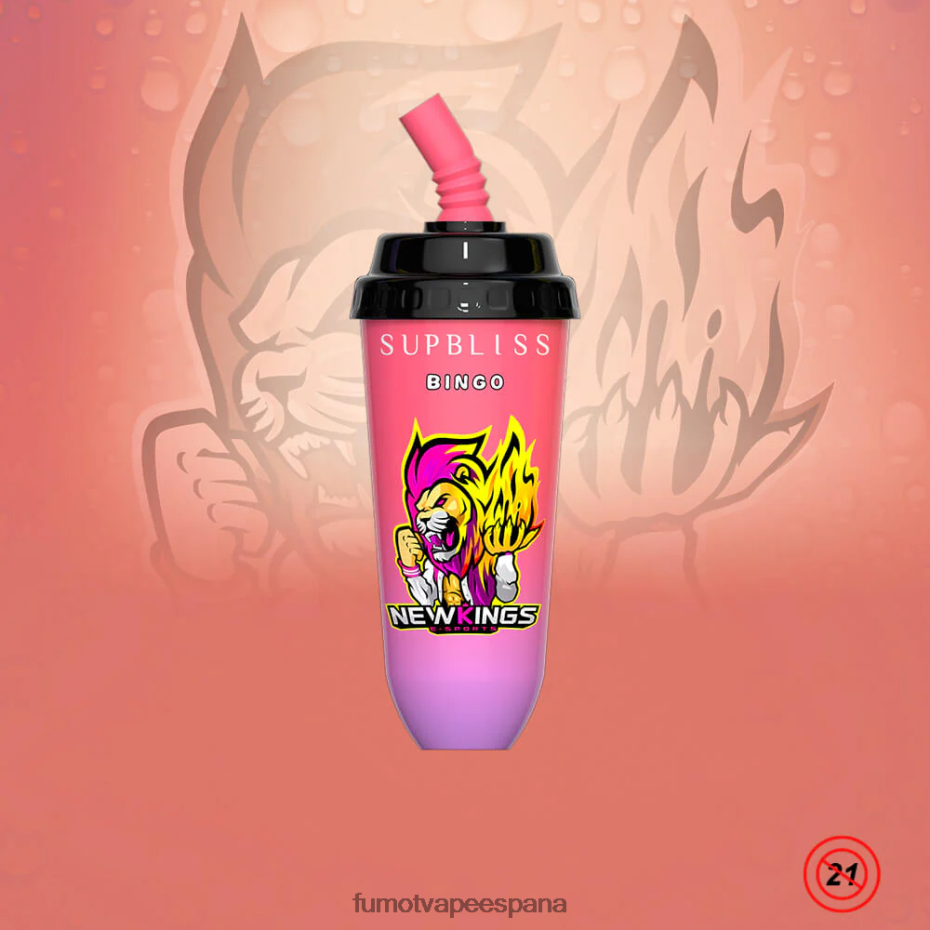 Fumot Supbliss Bingo Dispositivo de vapeo desechable 8000 de 16 ml (1 pieza) uva sakura Fumot precio 2TBVR0406