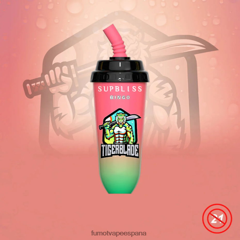 Fumot Supbliss Bingo Dispositivo de vapeo desechable 8000 de 16 ml (1 pieza) uva sakura Fumot precio 2TBVR0406