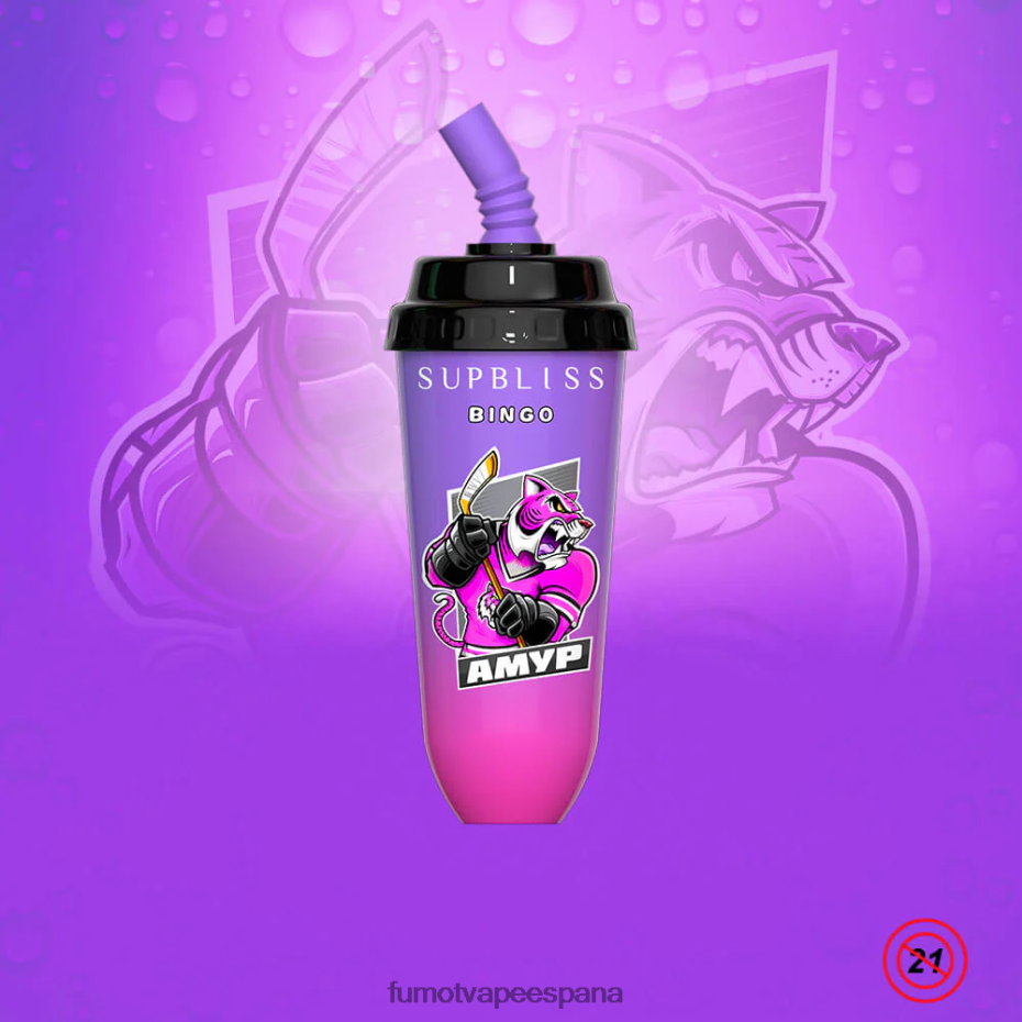 Fumot Supbliss Bingo Dispositivo de vapeo desechable 8000 de 16 ml (1 pieza) uva sakura Fumot precio 2TBVR0406