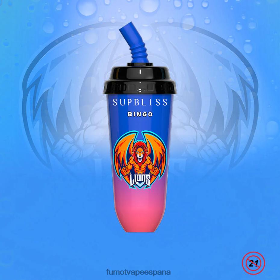 Fumot Supbliss Bingo Dispositivo de vapeo desechable 8000 de 16 ml (1 pieza) uva sakura Fumot precio 2TBVR0406