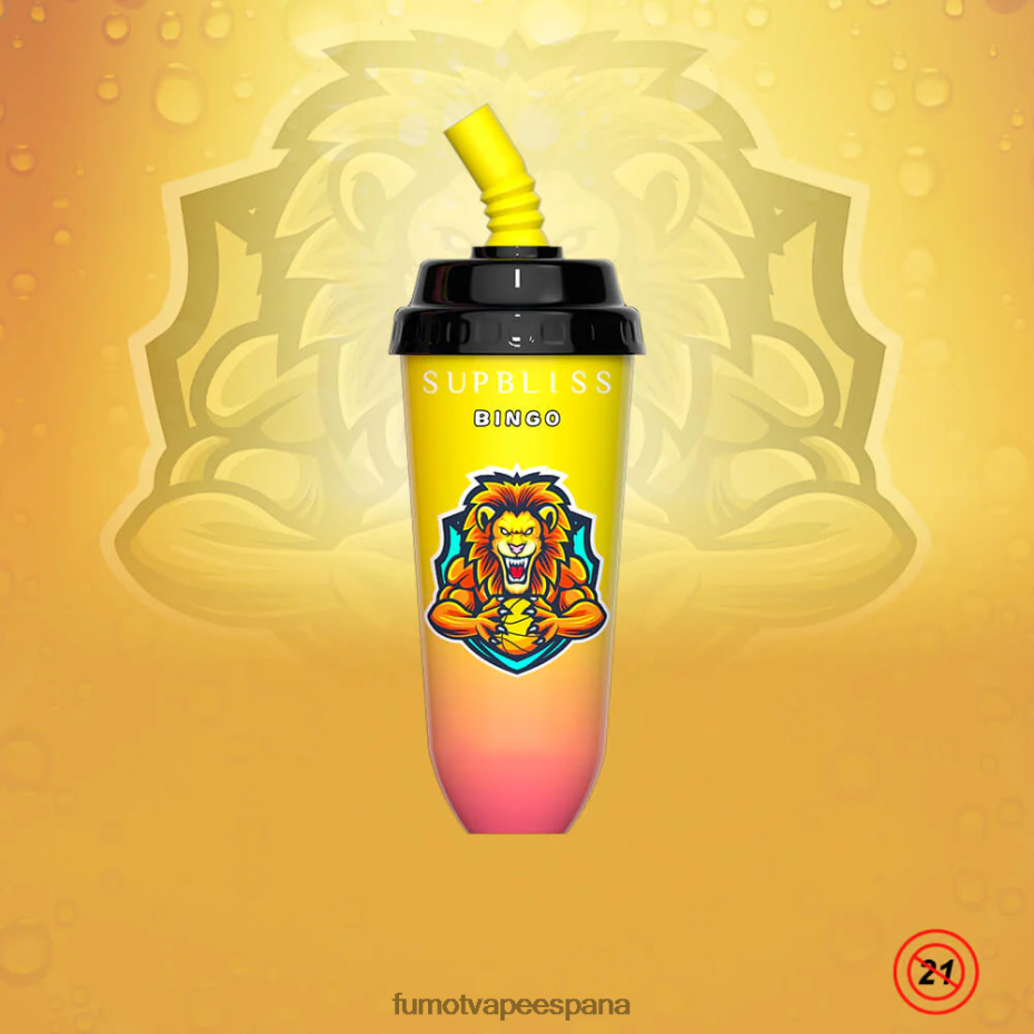 Fumot Supbliss Bingo Dispositivo de vapeo desechable 8000 de 16 ml (1 pieza) uva sakura Fumot precio 2TBVR0406