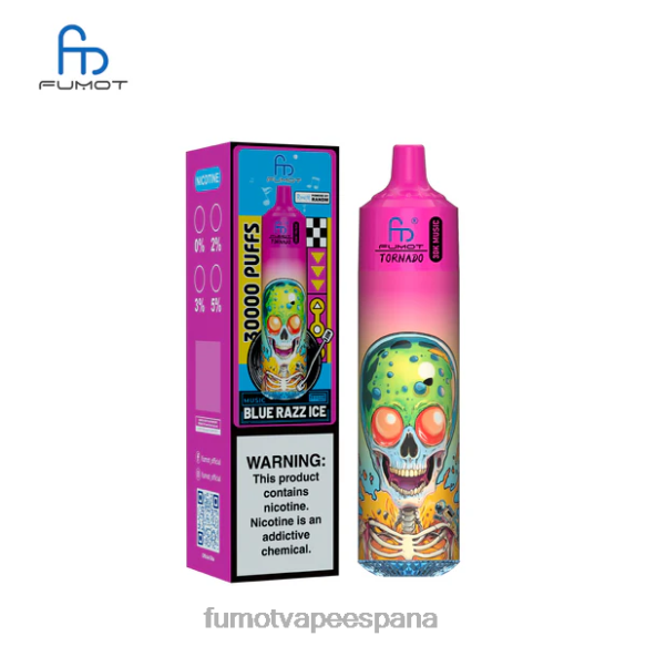Fumot Disposable Vape - Fumot Tornado música de 30k hielo azul D6P8N3