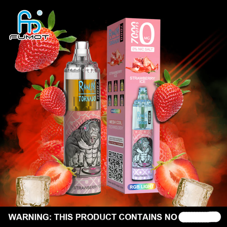 Fumot Tornado Pluma vaporizador desechable 0% 7000 14 ml (1 pieza) mango durazno Fumot factory 2TBVR0528