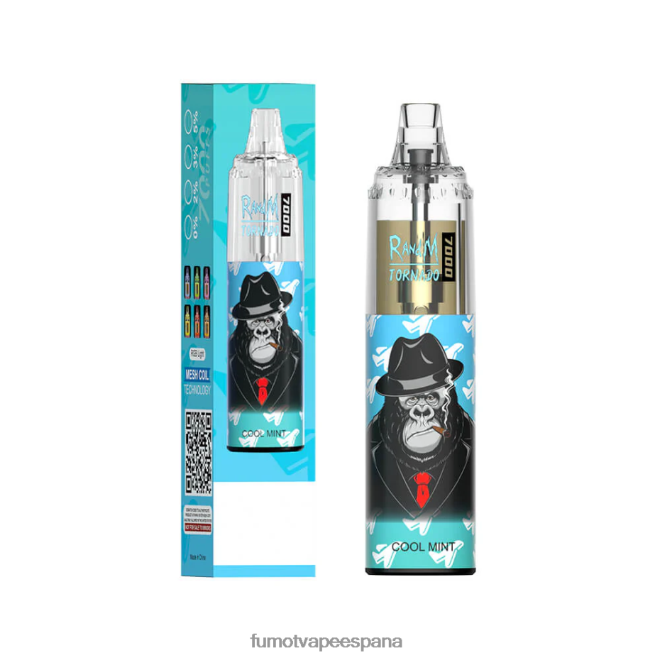 Fumot Tornado Pluma vaporizador desechable 7000 - 14 ml (1 pieza) hielo de uva Fumot sabores 2TBVR077