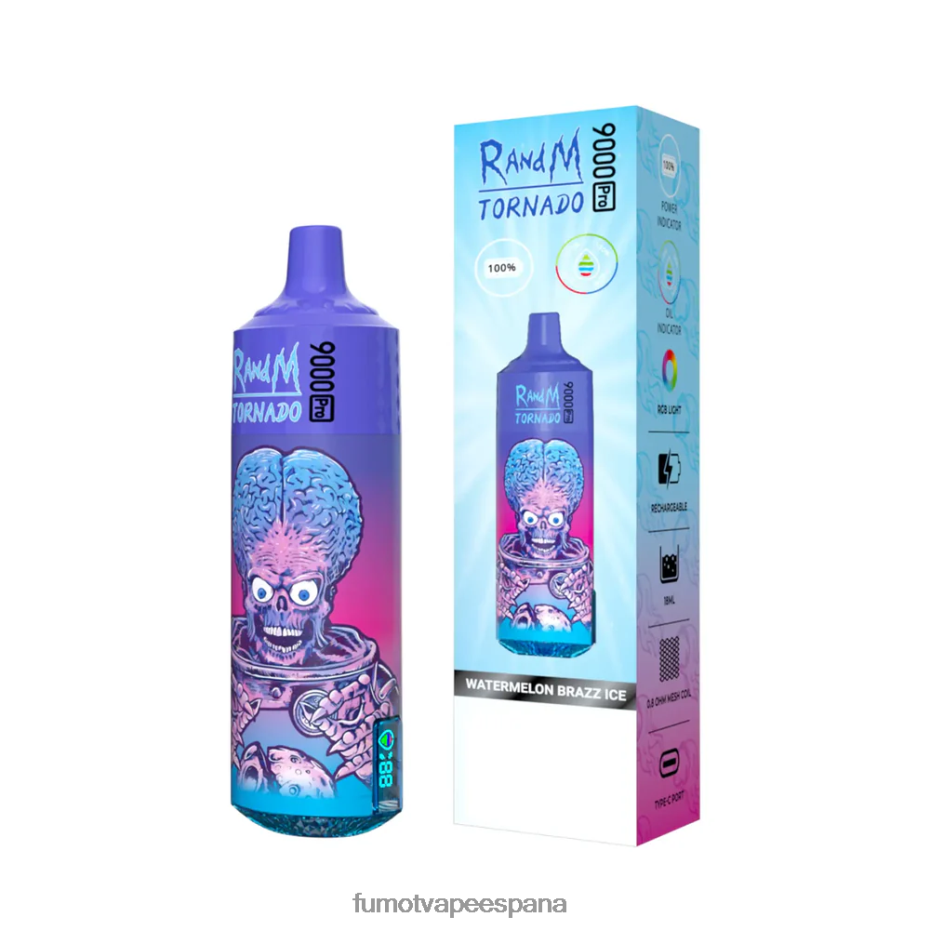 Fumot Tornado Vape desechable 9000 pro - 18 ml (1 pieza) menta fresca Fumot vape 2TBVR0214