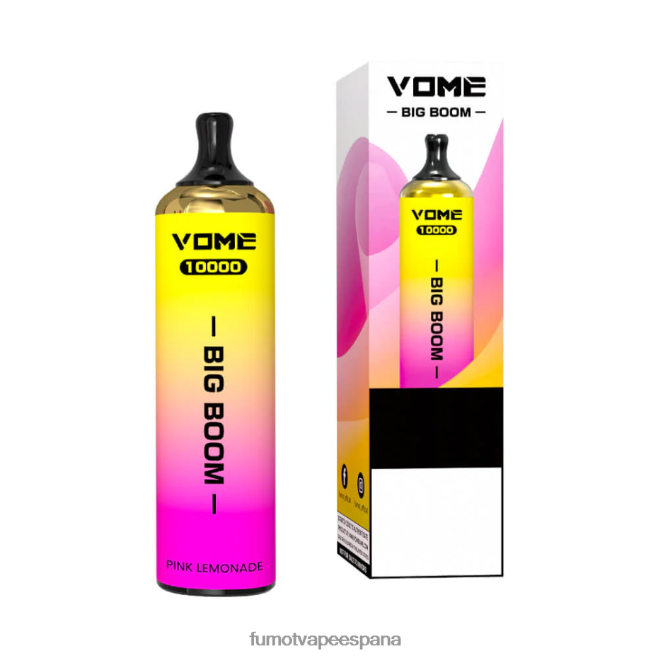 Fumot Vome Big Boom bolígrafo vapeador desechable 10000 - 20ml (1 pieza) uva Fumot factory 2TBVR0438