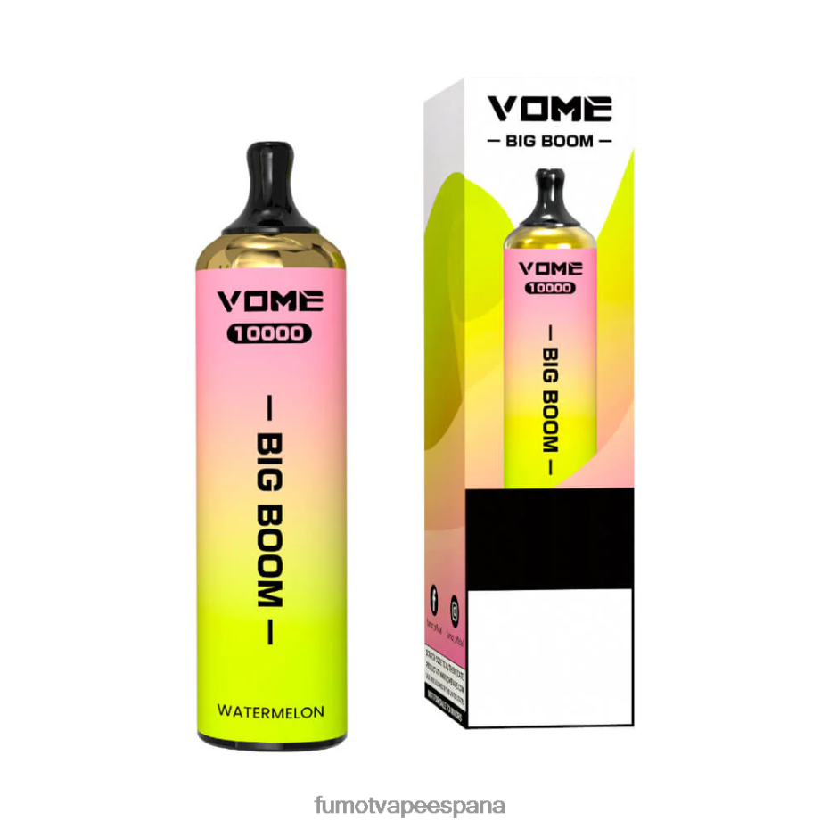 Fumot Vome Big Boom bolígrafo vapeador desechable 10000 - 20ml (1 pieza) uva Fumot factory 2TBVR0438
