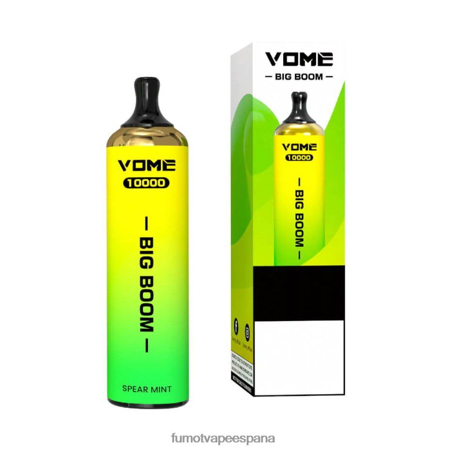 Fumot Vome Big Boom bolígrafo vapeador desechable 10000 - 20ml (1 pieza) uva Fumot factory 2TBVR0438