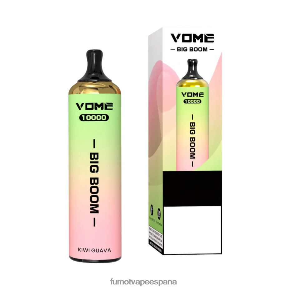 Fumot Vome Big Boom bolígrafo vapeador desechable 10000 - 20ml (1 pieza) uva Fumot factory 2TBVR0438