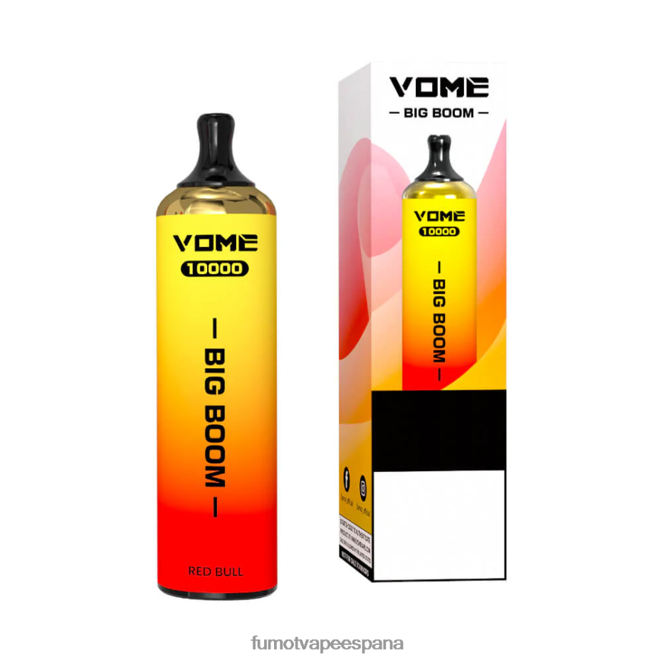 Fumot Vome Big Boom bolígrafo vapeador desechable 10000 - 20ml (1 pieza) uva Fumot factory 2TBVR0438